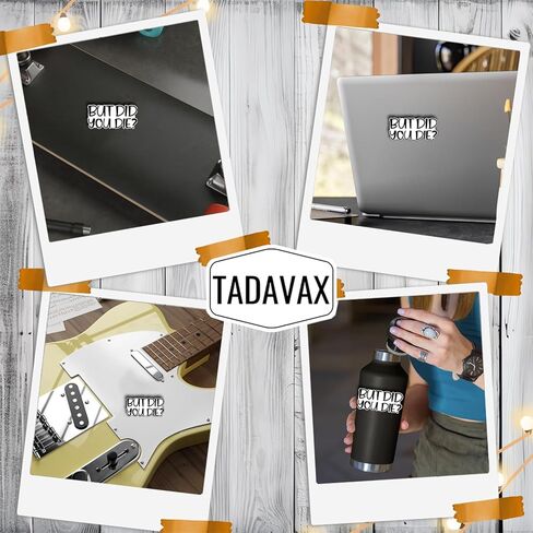 (3 قطع) ملصق Yes But Did You Die، But Did You Die ملصق من الفينيل، ملصقات مضحكة، ملصق مساعد الماء للكمبيوتر المحمول والهاتف وزجاجة المياه ولوح التزلج، ملصقات مضحكة للرجال والنساء، مقاس مضحك 3x1.5 بوصة in Kuwait