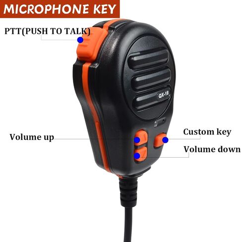 USB-A Microphone, Mic PTT and Programmable Key for American Truck Simulator, PC, Laptop, Cellphones, PC Game w/Microphone Holder and Programming Software(Without Speaker Function) in Saudi Arabia
