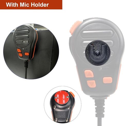 USB-A Microphone, Mic PTT and Programmable Key for American Truck Simulator, PC, Laptop, Cellphones, PC Game w/Microphone Holder and Programming Software(Without Speaker Function) in Saudi Arabia