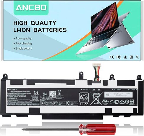 WP03XL M73466-005 بطارية كمبيوتر محمول ل HP Elitebook 830 840 845 860 865 1040 G9 G10 EliteBook x360 1040 G9 G10 سبليت X2 13-M00 13-M000 سلسلة M73466-005 L78555-005 HSTNN-LB8W TPN-DB0Q 11. 58 فولت 51 واط ساعة. in Saudi Arabia