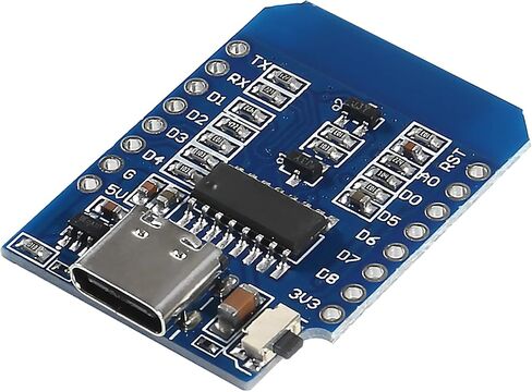 2 قطعة D1 Mini NodeMcu ESP8266 Mini NodeMCU Lua 4 متر بايت واي فاي وحدة Type-C USB وحدة واي فاي لاسلكية مجلس تطوير إنترنت الأشياء in Saudi Arabia