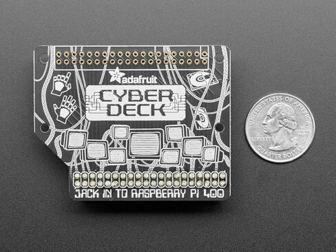 غطاء محرك السيارة CYBERDECK لـ Raspberry Pi 400 Ada 4862 in Kuwait