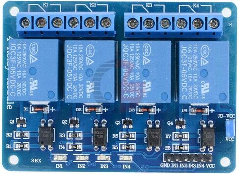 بديل لوحدة التتابع 4 قنوات تيار مستمر 5 فولت مع Optocoupler لـ UNO R3 MEGA 2560 1280 DSP ARM PIC AVR STM32 Raspberry Pi in Saudi Arabia