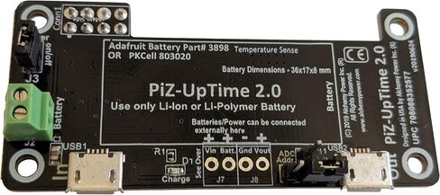PiZ-UpTime 2.0 UPS for Raspberry Pi, Pi-Zero, SBC & IoT in Saudi Arabia
