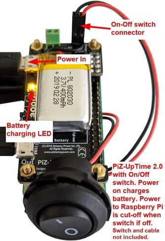 PiZ-UpTime 2.0 UPS for Raspberry Pi, Pi-Zero, SBC & IoT in Saudi Arabia