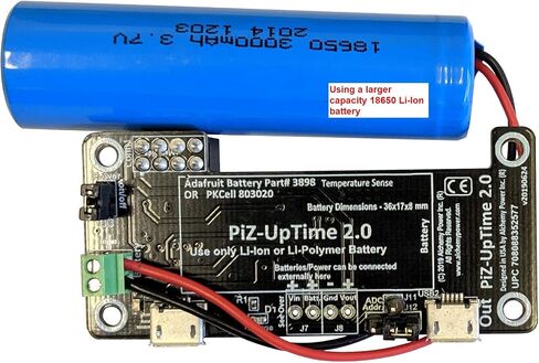 PiZ-UpTime 2.0 UPS for Raspberry Pi, Pi-Zero, SBC & IoT in Saudi Arabia