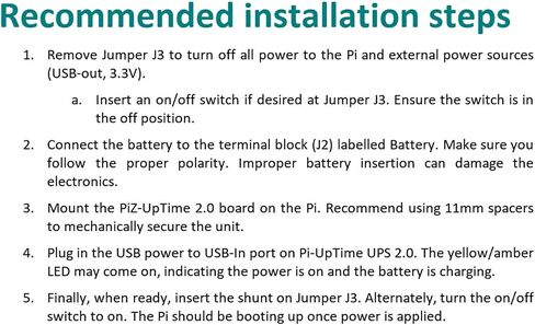 PiZ-UpTime 2.0 UPS for Raspberry Pi, Pi-Zero, SBC & IoT in Saudi Arabia