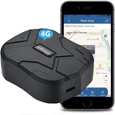 GPS Tracker for Vehicles Hidden Magnetic Car GPS Tracker 20000mAh Long Battery Life Real-Time GPS Tracking Device for Cars, Motorcycles, Trucks, Assets in Saudi Arabia