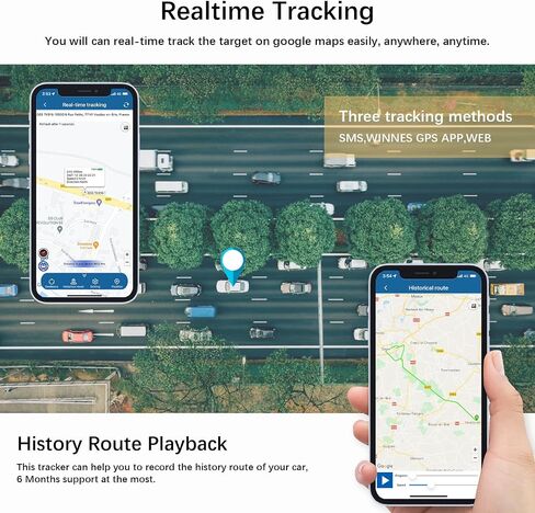 GPS Tracker for Vehicles Hidden Magnetic Car GPS Tracker 20000mAh Long Battery Life Real-Time GPS Tracking Device for Cars, Motorcycles, Trucks, Assets in Saudi Arabia