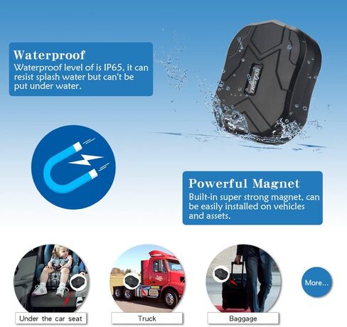 GPS Tracker for Vehicles Hidden Magnetic Car GPS Tracker 20000mAh Long Battery Life Real-Time GPS Tracking Device for Cars, Motorcycles, Trucks, Assets in Saudi Arabia