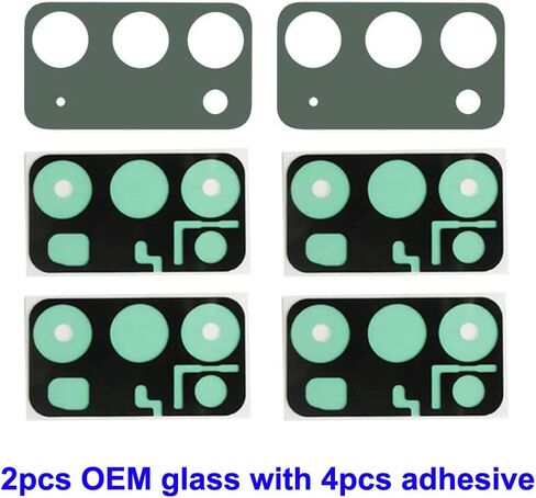 2pcs OEM Original Back Rear Camera Glass Lens Replacement for Samsung Galaxy Note 20 5G 6.7 Inch (All Carriers) with Repair Tools Kit (Mystic Gray) in Saudi Arabia