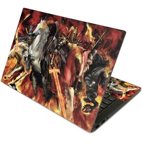 MightySkins Skin Compatible with Razer Blade Stealth 13.3" (2019) - Fire Horsemen | Protective, Durable, and Unique Vinyl Decal wrap Cover | Easy to Apply, Remove, and Change Styles | Made in The USA
