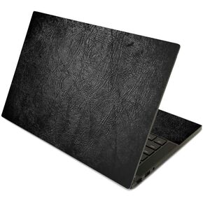 MightySkins Skin Compatible with Razer Blade Stealth 13.3" (2019) - Black Leather | Protective, Durable, and Unique Vinyl Decal wrap Cover | Easy to Apply, Remove, and Change Styles | Made in The USA