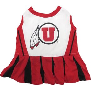 NCAA Louisville Cardinals Dog Cheerleader Outfit, Small