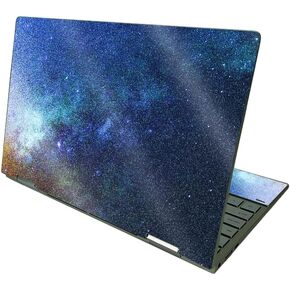 MightySkins Glossy Glitter Skin Compatible with HP Envy x360 13" (2021) - Astro Sky | Protective Durable High-Gloss Glitter Finish | Easy to Apply and Change Styles | Made in The USA