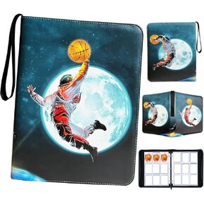 Football Card Binder with Sleeves,900 Pockets Football Card Holder Protectors Albums, Card Storage Organizer Case Compatible with Trading Card and Other Sports Cards