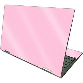 MightySkins Glossy Glitter Skin Compatible with HP Envy x360 13" (2021) - Solid Blush | Protective, Durable High-Gloss Glitter Finish | Easy to Apply and Change Styles | Made in The USA