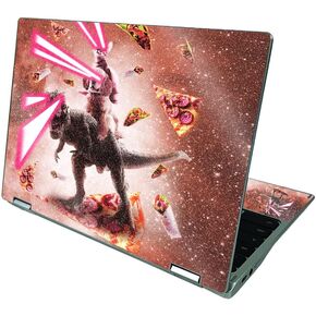 MightySkins Glossy Glitter Skin Compatible with Acer Chromebook CP311 (2021) - Pizza Laser Adventure | Protective, Durable Textured Glossy Glitter Finish | Easy to Apply | Made in The USA