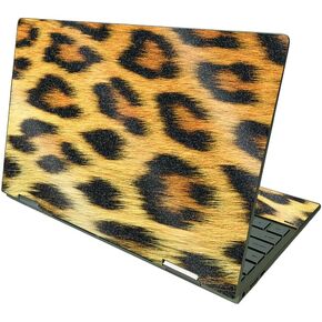MightySkins Glossy Glitter Skin Compatible with HP Envy x360 13" (2021) - Cheetah | Protective, Durable High-Gloss Glitter Finish | Easy to Apply and Change Styles | Made in The USA