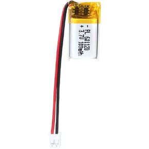 3.7V 100mAh 601120 Lipo Battery Rechargeable Lithium Polymer ion Battery Pack with JST Connector