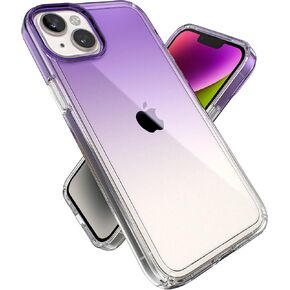 Speck Clear iPhone 15 Plus & 14 Plus Case - Drop Protection, Scratch Resistant Dual Layer Slim Phone Case for 6.7 Inch iPhones 15 Plus & 14 Plus - Anti-Yellowing & Anti-Fade Case - GemShell