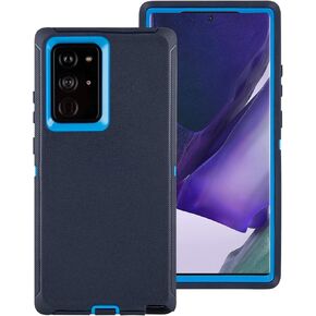 Galaxy Note 20 Belt-Clip Holster Case,Drop Protection Full Body Rugged Heavy Duty Case,Shockproof/Drop/Dust Proof 3-Layer Protective Durable Cover for Samsung Galaxy Note 20 5G (Black(with Belt Clip))