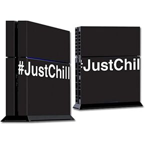 MightySkins Skin Compatible with Sony PlayStation PS4 Console – Just Chill 2 | Protective, Durable, and Unique Vinyl Decal wrap Cover | Easy to Apply, Remove, and Change Styles | Made in The USA
