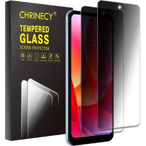 [4 Pack] 2 Pack Privacy Screen Protector for Motorola Moto G Power 2021 with 2 Pack Camera Lens Protector, 9H Hardness Tempered Glass Screen Protector, Anti Spy Anti Peeping