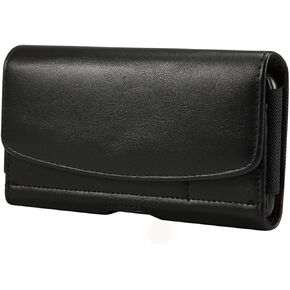 Phone Holster for Samsung Galaxy S23 Ultra S22 Ultra S21 Ultra S20 Plus A14 A13 A12 A03s /Moto G Power 2022 2021 G Pure G Play/TCL 40XL 30 SE Cell Phone Case with Belt Clip Loop Pouch ID Card Holder