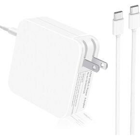 65W USB Type C Charger for MacBook Pro 13,HP Spectre x360 13 15,ASUS,Dell,Acer, Xiaomi Air, Huawei Matebook,Lenovo, ThinkPad X1,Chromebook C330 20V 3.25A Laptops or Smart Phones Supply Cord
