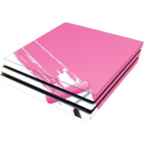MightySkins Skin Compatible with Sony Playstation 4 Pro PS4 wrap Cover Sticker Skins Pink Paint Roller