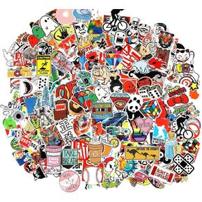CHNLML 100 PCS Random Stickers Pack, Colorful Waterproof Stickers, Cute Aesthetic Stickers. Laptop, Water Bottle, Phone, Skateboard Stickers for Teens Girls Kids, Vinyl Sticker. (100pcs Sticker Pack)