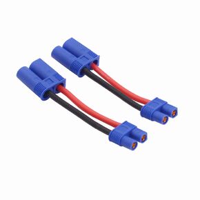 2pcs Male EC5 to Female EC3 Connector Adapter with 14awg 2in Cable(C108-2)