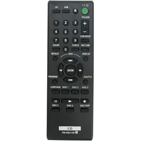 New RM-ASU100 RMASU100 Replacement Remote Control compatible with Sony 5-Disc Compact Disc Player CDP-CE500 CDPCE500