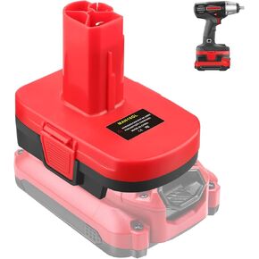 Adapter for Craftsman 19.2V Old Style Cordless Tools, Lower Interface Compatible with Craftsman V20 20V Slider Lithium Batteries