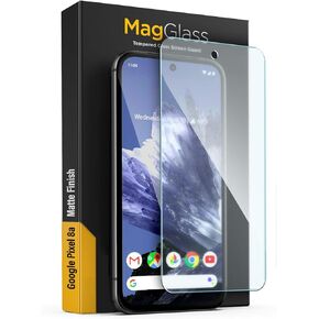 magglass Sceeen Protector Designed for Google Pixel 8a, Full Coverage Tempered Glass (Matte Finish)