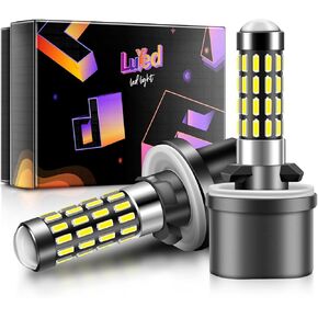 شرائح LUYED 2000 لومن فائقة السطوع 4014 51-EX 880 886 890 892 لمبة LED مع مصابيح ضباب لجهاز العرض، أبيض زينون