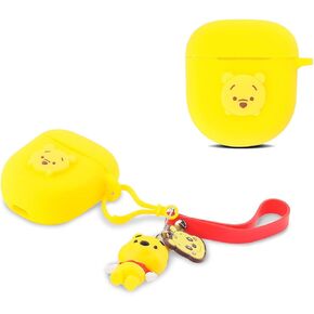 Case for Bose QuietComfort Earbuds II 2022, Suublg Cute Skin Design Silicone Charging Case Protective Cover with Cartoon Doll Keychain and Anti-Lost Lanyard for Girls Boys Teen