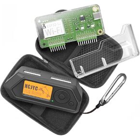 حافظة حماية 4 في 1 لجهاز Flipper Zero وWi-Fi Dev Board V1 ESP32-S2، مجموعة غطاء ملحقات للوحة Flipper Zero WiFi Dev - أسود وشفاف