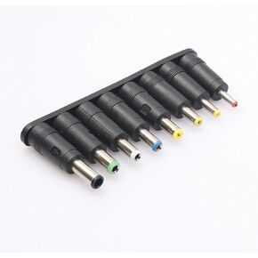 Kado DC Adapter 8 Connector Set, Female 5.5x2.1mm to Male 6.3x4.0mm 6.2x3.0mm 5.5x2.5mm 5.5x2.1mm 5.5x1.7mm 4.8x1.7mm 4.0x1.7mm 3.5x1.35mm for Monitor, Webcam, Router, Laptop, CCTV, Bluetooth Speaker