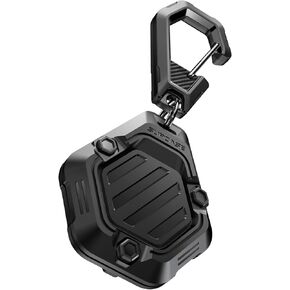 SUPCASE for Apple AirTag Case with Keychain Carabiner, Anti-Scratch Shockproof Soft Silicone Protective AirTag Holder