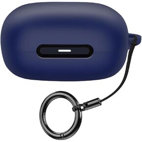 case Compatible with soundcore C30i Cover Wireless Earbuds Silicone Material Shockproof Unique Portable Protective Cover with Carabiner (Green)