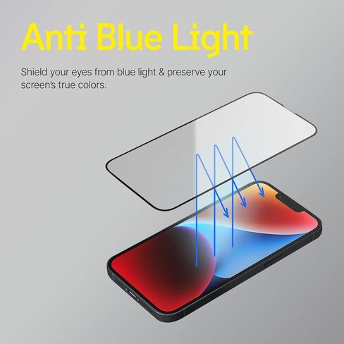 واقي شاشة RhinoShield مضاد للضوء الأزرق ومتوافق مع [iPad 8/9-10.2 بوصة] | مقاومة عالية للصدمات، متينة، مقاومة للخدش وبصمات الأصابع in Kuwait