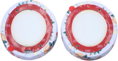 Replacement Ear Pads Compatible with Beats by Dre Solo3/Solo2 Wired/Wireless A1796/B0534 Headphones Ear Pads (White Flower) in Kuwait