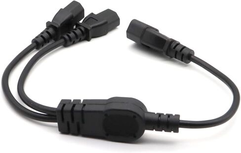 C14 إلى 2 X C13 Y كابل محول الطاقة الفاصل 10A 250V UPS PSU كابل تمديد. UPS Server C14 تحويل جهازين C13 تحويل جهازين في واحد (C14 إلى 2 X C13-0.3M) in Kuwait