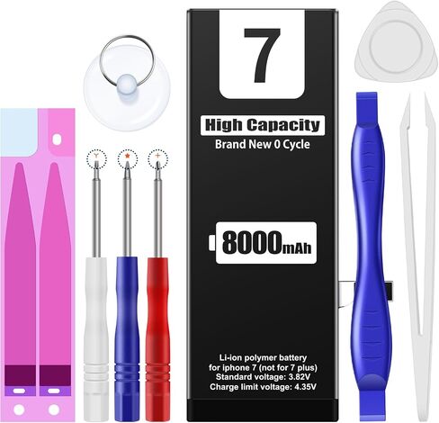 （5000 mAh）Battery for iPhone SE 2016 1st Generation（Screen Size: 4 inches）,(Model A1723 A1662 A1724) High Capacity Than Others Replacement Battery with Complete Repair Tool Kit and Instructions.22 in Saudi Arabia