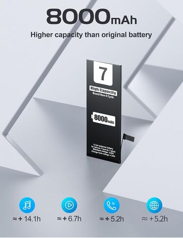 （5000 mAh）Battery for iPhone SE 2016 1st Generation（Screen Size: 4 inches）,(Model A1723 A1662 A1724) High Capacity Than Others Replacement Battery with Complete Repair Tool Kit and Instructions.22 in Saudi Arabia