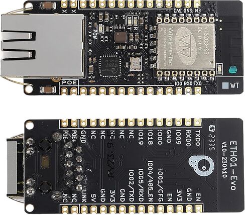 1 حزمة ETH01-EVO ESP32-C3 وحدة لوحة تطوير واي فاي بلوتوث متوافق إيثرنت ثلاثة في واحد in Kuwait