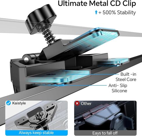 لفتحة أقراص مضغوطة لتركيب السيارة Magsafe، مغناطيس قوي، حامل هاتف مغناطيسي لهاتف iPhone MagSafe CD، حامل هاتف للسيارة، مشغل أقراص مضغوطة بدون استخدام اليدين، حامل هاتف iPhone 15 Pro Max CD حامل 14 13 12 Plus Magsafe Csae in Kuwait
