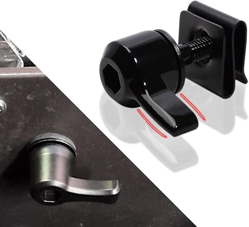 WOWTK Saddlebag Mount Kit, Set of Hard saddlebag Lever Lock mounting for Harley 1993-later All Touring Models FLT FLHT FLHTCU FLHRC Road King Street Glide Electra Glide,Chrome in Kuwait